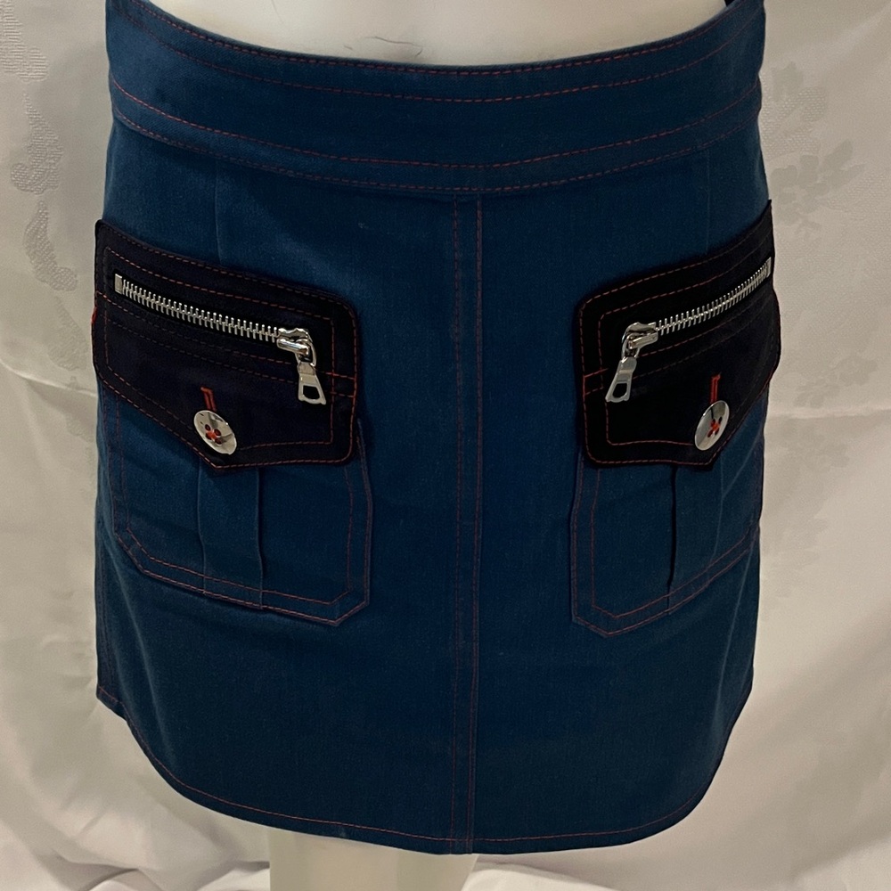 Marc Jacobs Blue Cotton Skirt